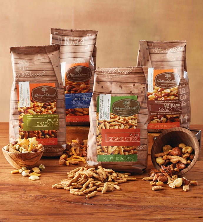 Premium Snack Assortment Box Snack Gift Baskets Harry & David