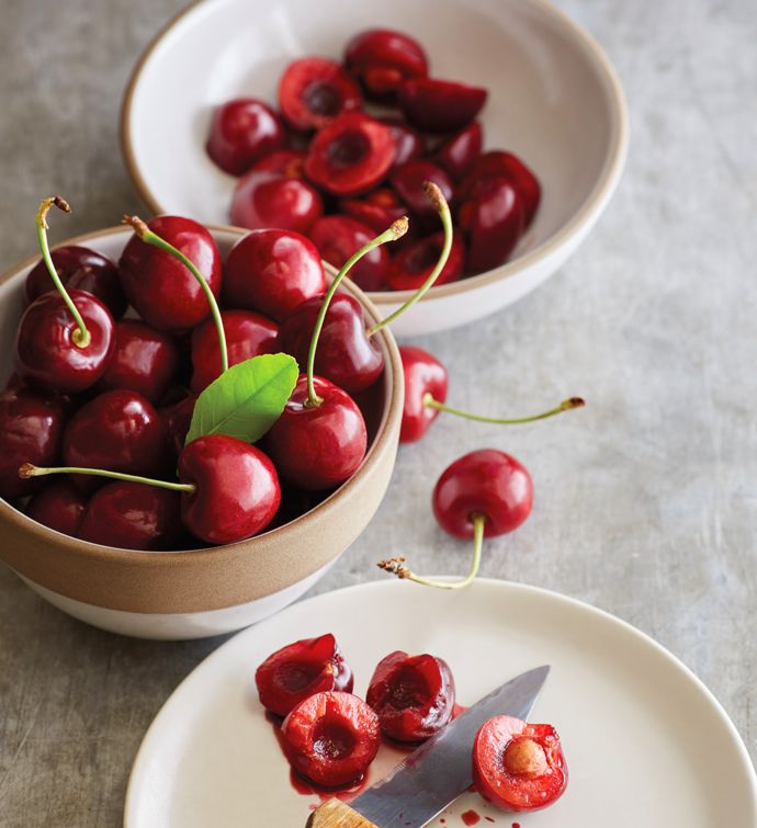 Light Plump Sweet Cherries