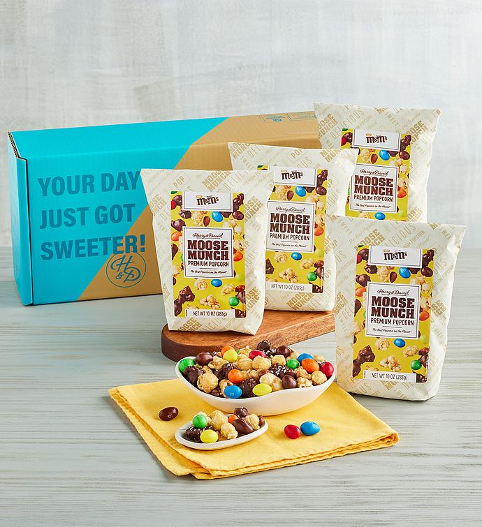 Moose Munch® Premium Popcorn Peanut M&M's® 4 Pack