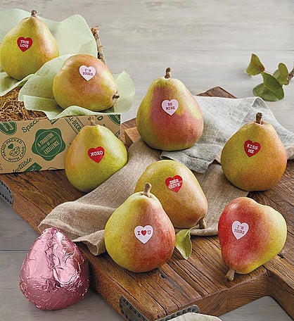 Valentine's Day Pears Gift Box