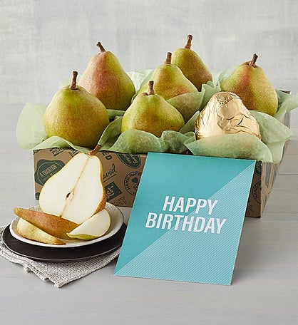 "Happy Birthday" Royal Riviera® Pears