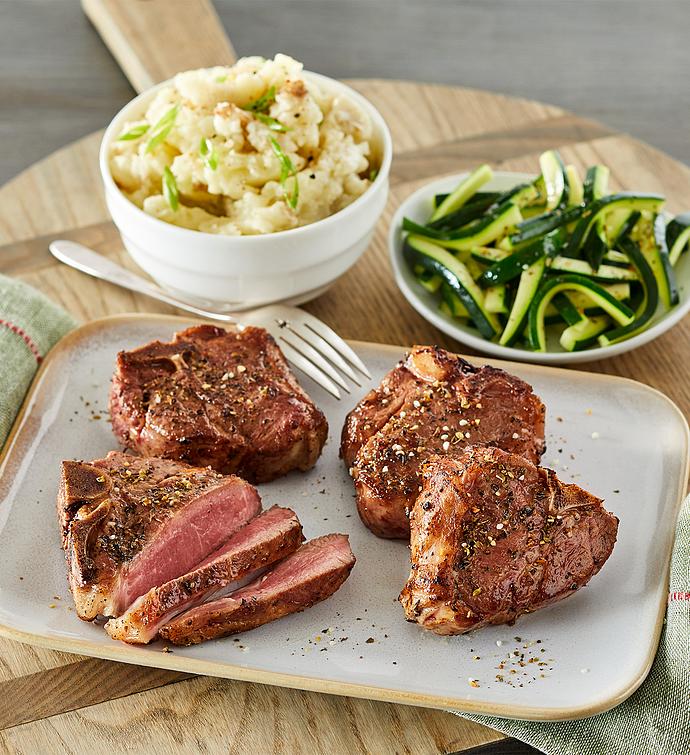 Lamb Porterhouse Chops Four 4 Ounce