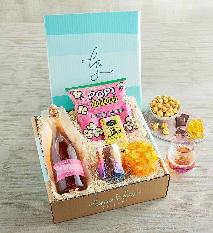 "Sip Sip Hooray" Gift Box with Lucca & Sons™ Wine