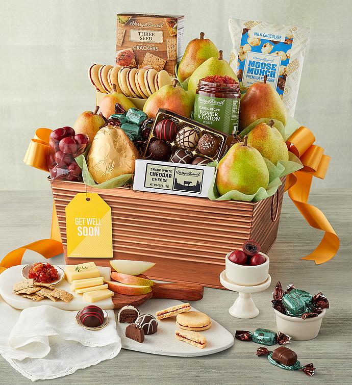 “Get Well” Deluxe Favorites Gift Basket