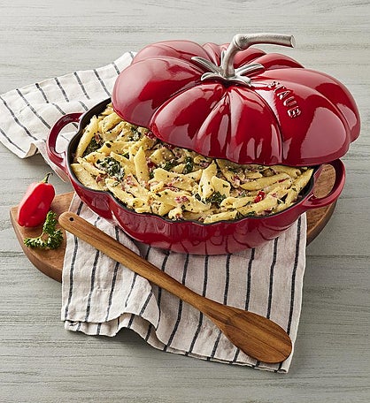 Staub® Enamel Cast Iron Tomato Dutch Oven - 3 qt
