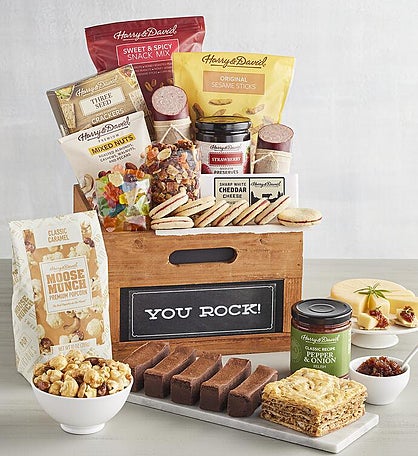 Grand "You Rock" Gift Basket