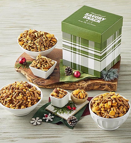 Holiday Savory Snack Mix Box
