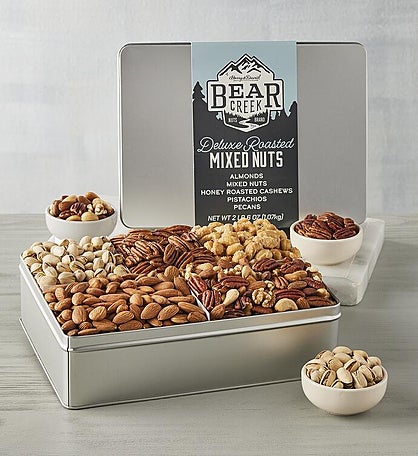 Deluxe Mixed Nuts Gift Tin