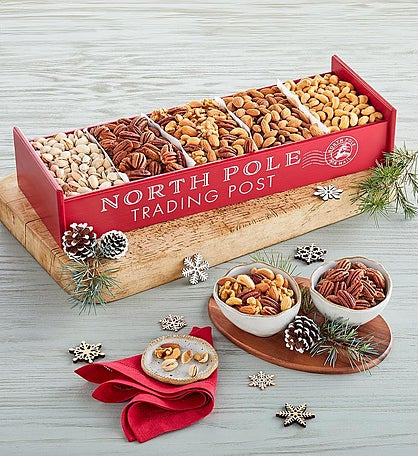 Holiday Mixed Nuts Crate