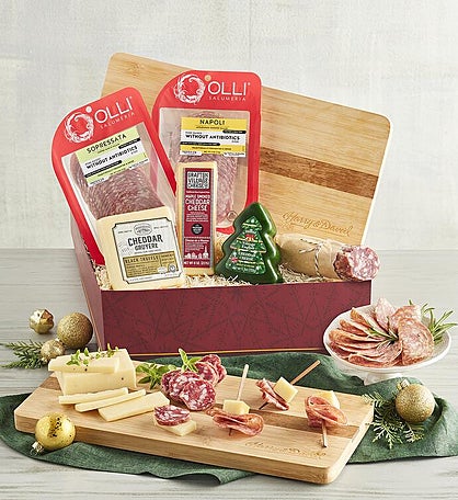 Holiday Charcuterie and Cheese Board Gift