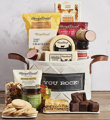 Grand "You Rock" Gift Basket