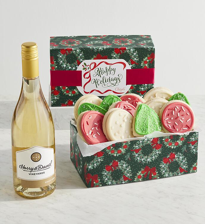 Harry & David® Wine with Cheryl's® Holiday Cookies
