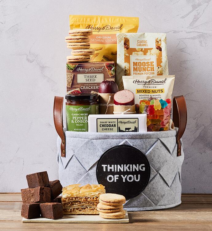 Deluxe "Thinking of You" Gift Basket