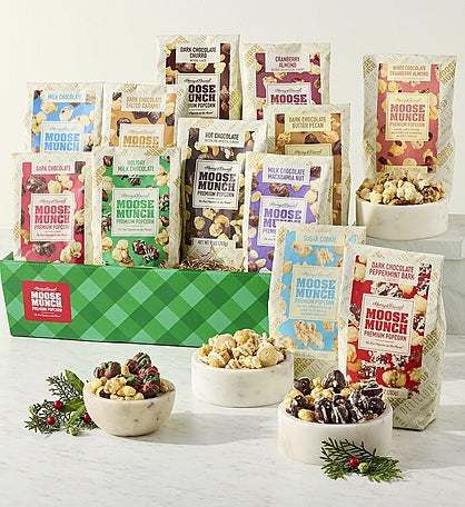 Moose Munch® Premium Popcorn Ultimate Holiday Gift Box