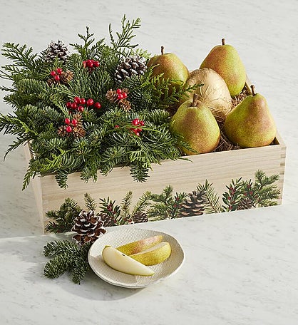 Royal Riviera® Pears and Holiday Centerpiece
