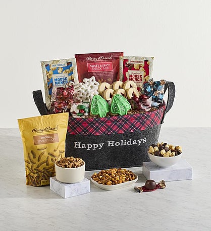 Happy Holidays Classic Basket