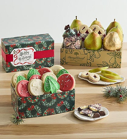 Classic Christmas Gift Box with Cheryl's® Holiday Cookies