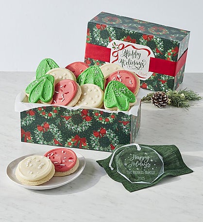 Cheryl's® Holiday Cookies with Personalized Ornament