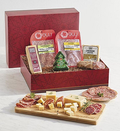 Holiday Charcuterie and Cheese Board Gift