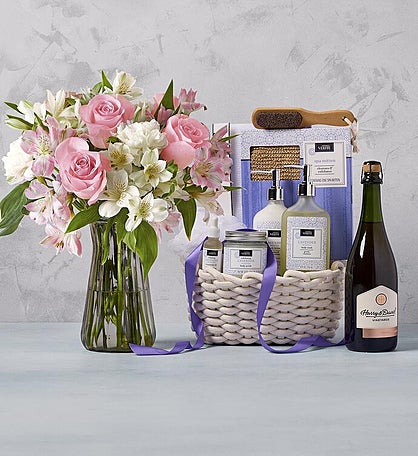 Mother's Day Spa Box with Wine