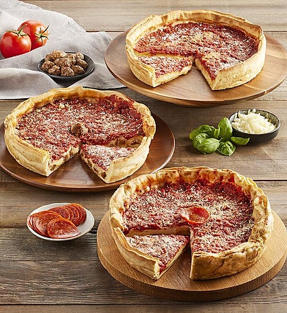 Giordano's Chicago-Style Deep Dish Pizza Trio