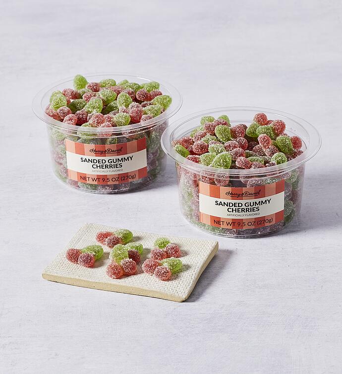 Sugar Sanded Gummy Cherries 2 Pack