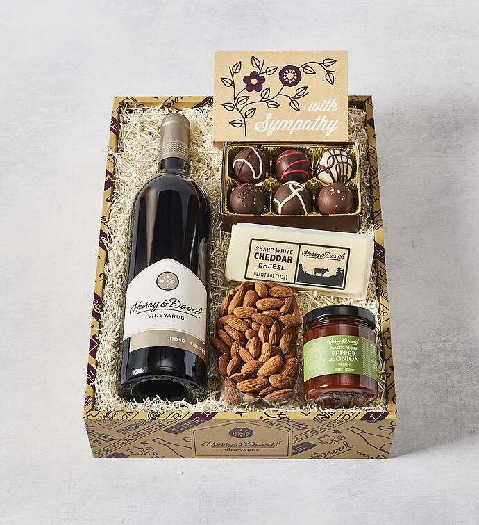 Sympathy Red Wine Gift Box