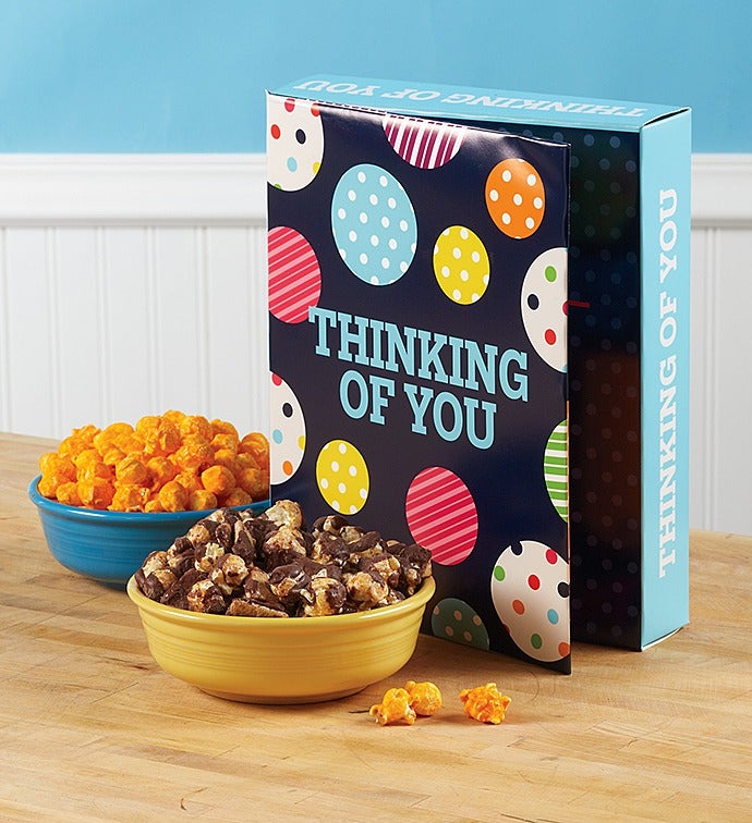 Large Popcorn Card Thinking of You