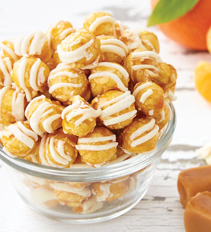 Tangerine Vanilla Caramel Popcorn