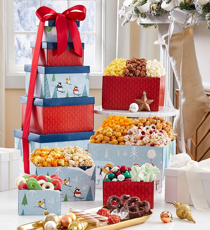5 Gift Box Frosty Fun Tower