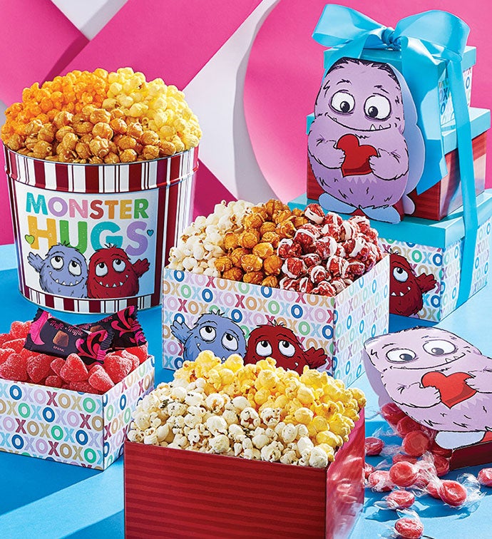Monster Hugs 3 Gift Box Tower and Tin