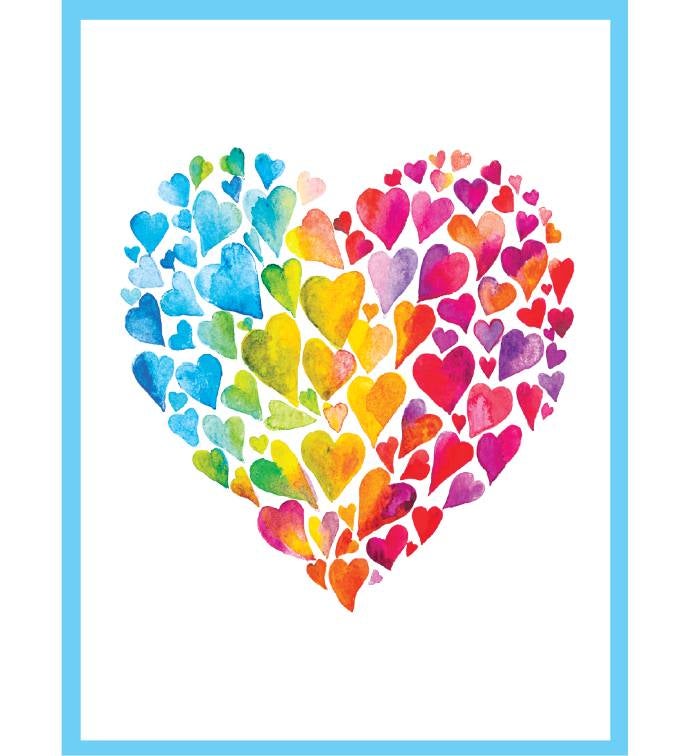 Rainbow Heart Greeting Cards