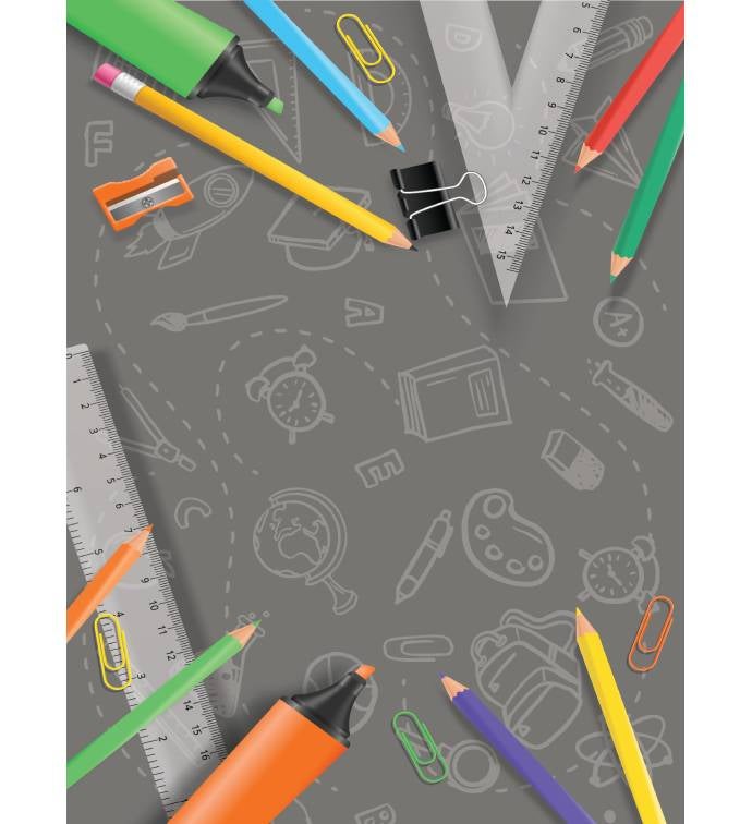 Back to School Supplies Greeting Card
