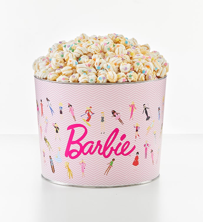Barbie™ 2 Gallon Celebration Cornfetti™ Popcorn Tin
