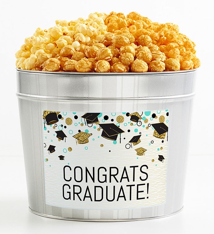 Tins With Pop® Congrats Graduate Caps