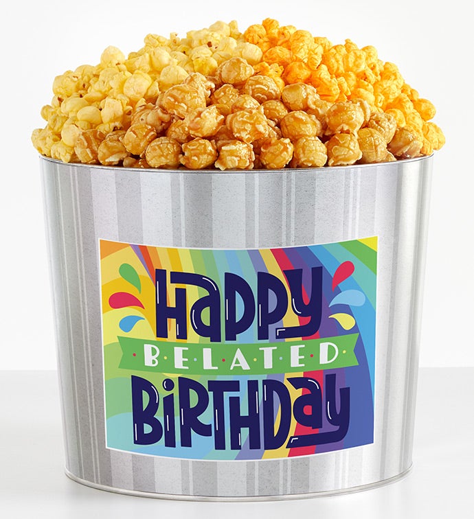 Tins With Pop® Happy Belated Birthday