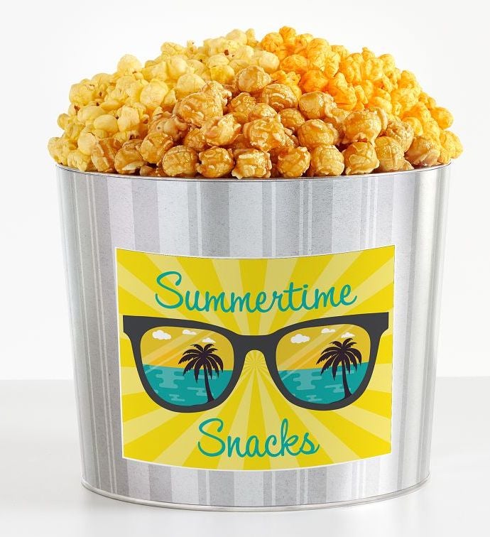 Tins With Pop® Summertime Snacks