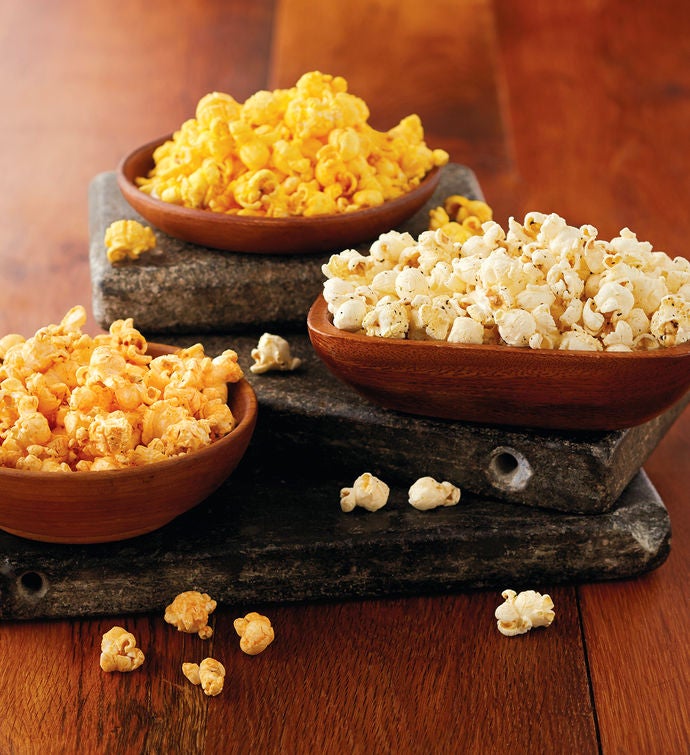 The Popcorn Factory® Three-Canister Savory Assortment