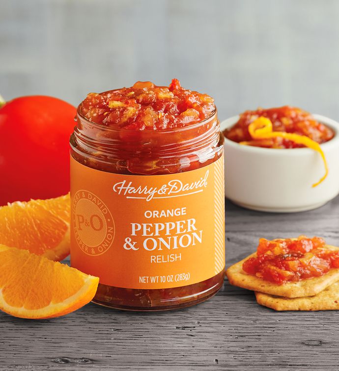 Pepper & Onion Relish with Orange