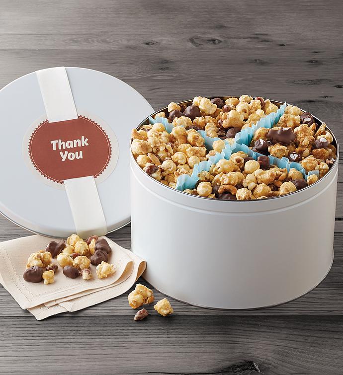 Thank You Moose Munch Premium Popcorn Tin
