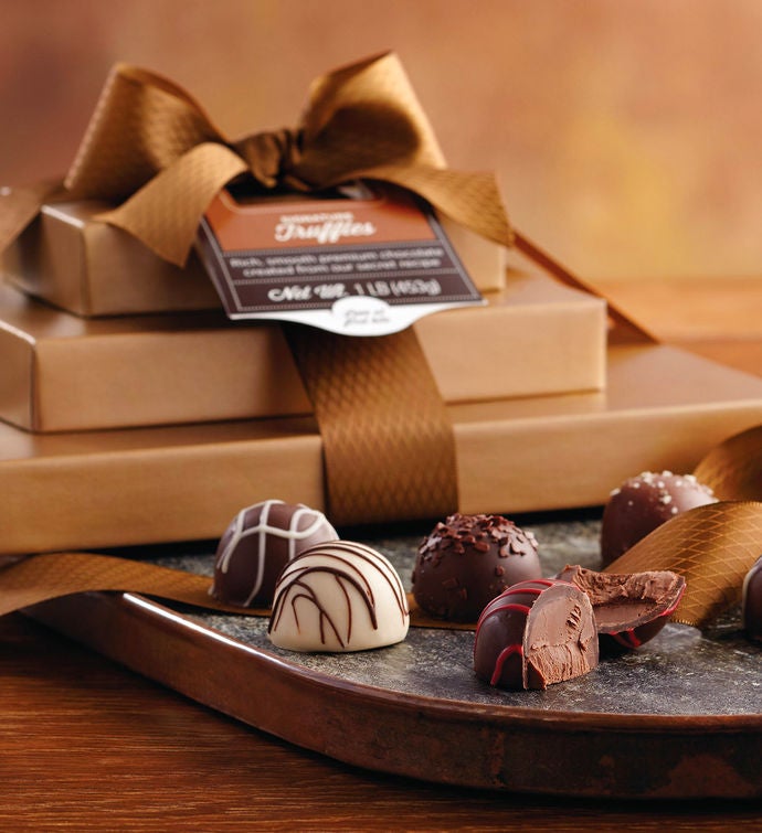 Signature Truffle Trio Chocolate Truffles Harry & David