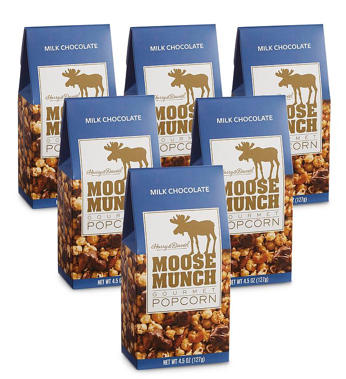 Moose Munch&#174; Milk Chocolate Premium Popcorn 6 Pack