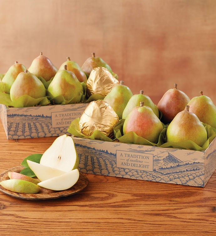 Two Boxes of Royal Verano Pears Fruit Delivery Harry & David