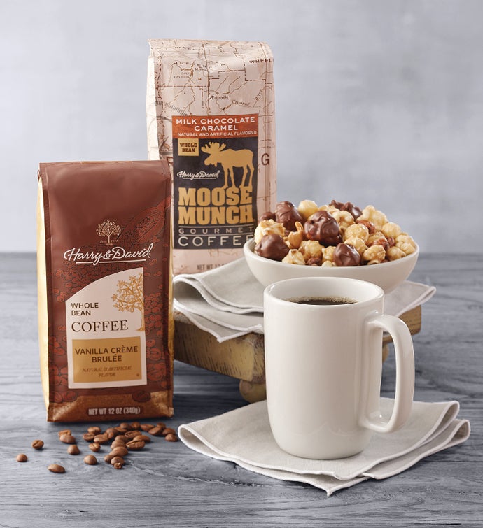 Pick 2 Coffees Gift Basket : Gourmet Coffee Gifts