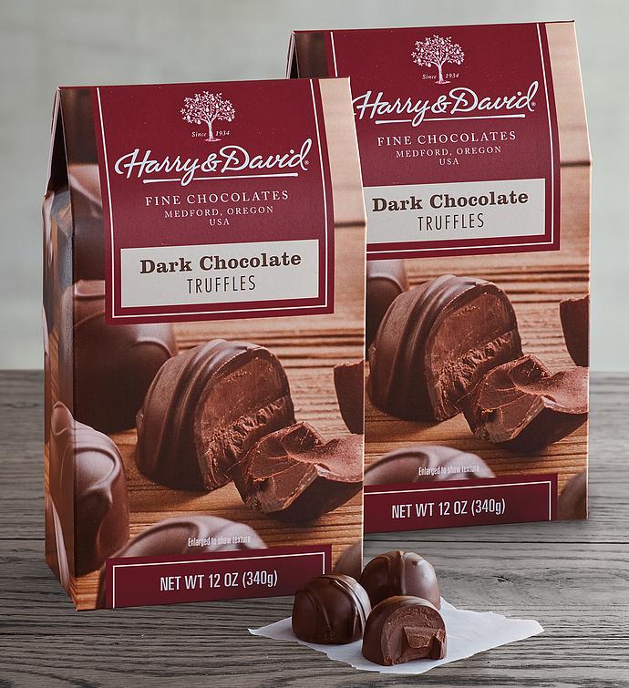 Dark Chocolate Truffles 2 Pack