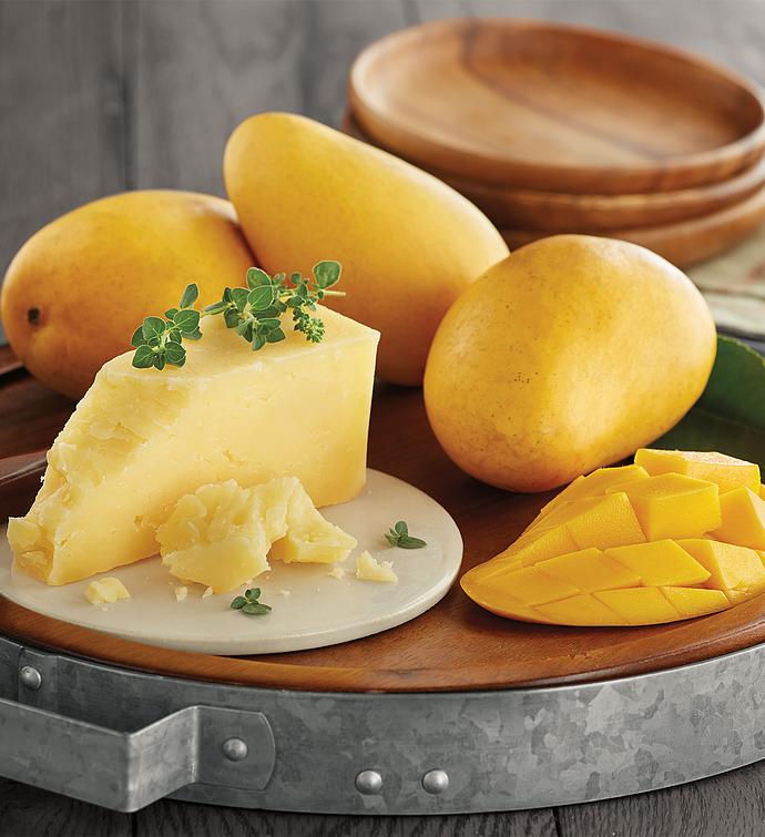 Mangoes and San Joaquin Gold Cheese