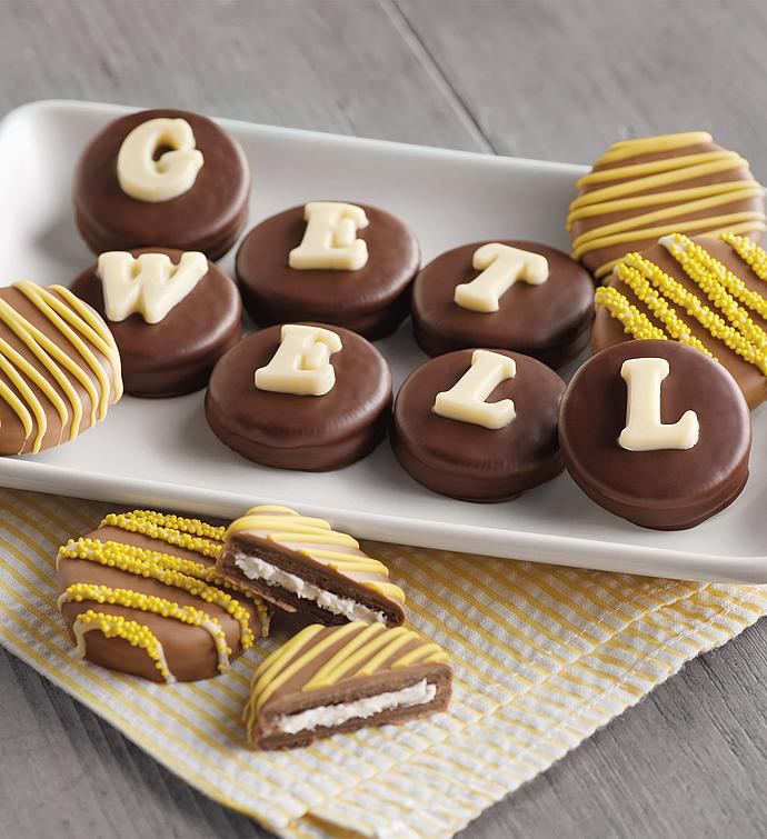 Get Well Chocolate Covered Cookies