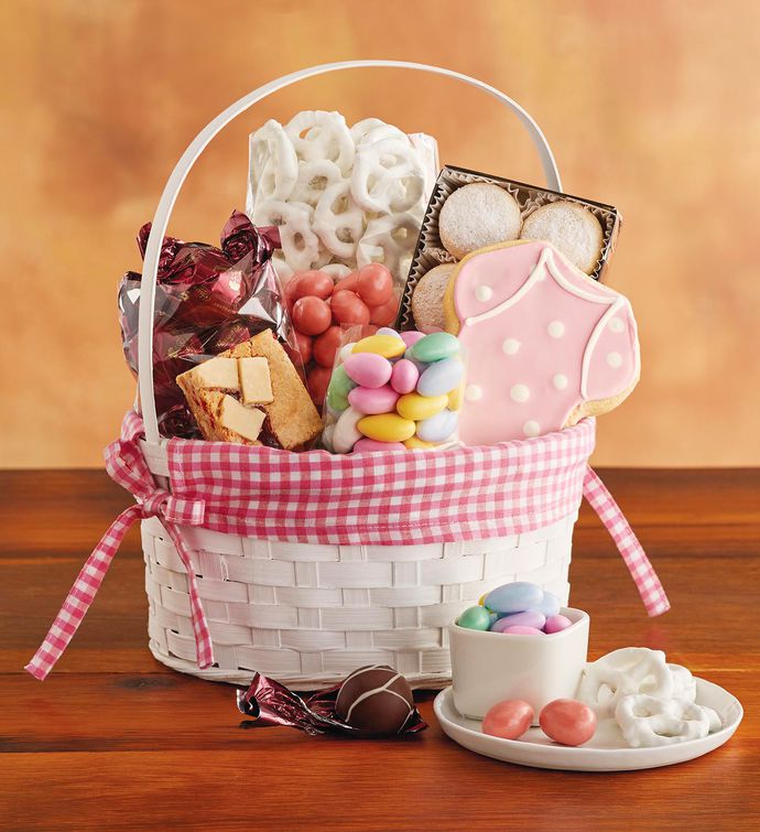 New Baby Girl Gift Basket New Baby Gift Baskets Harry and David