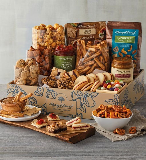 Grand Sweet and Salty Gift Box Gourmet Food Gifts