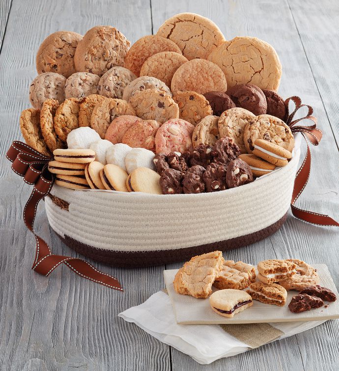 Deluxe Signature Cookie Basket Sweet Gifts Harry David